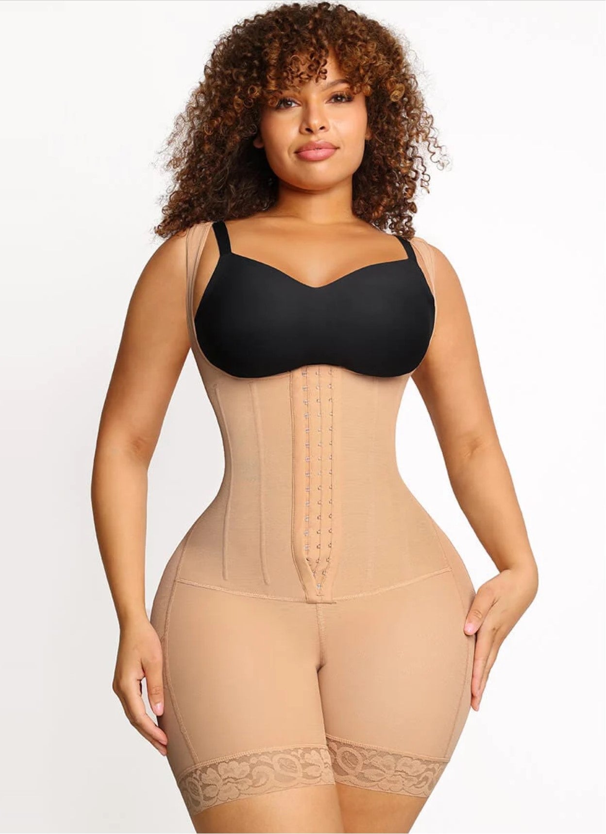 LuxxSlim® Post-op Faja Flexible Boning Full Bodysuit