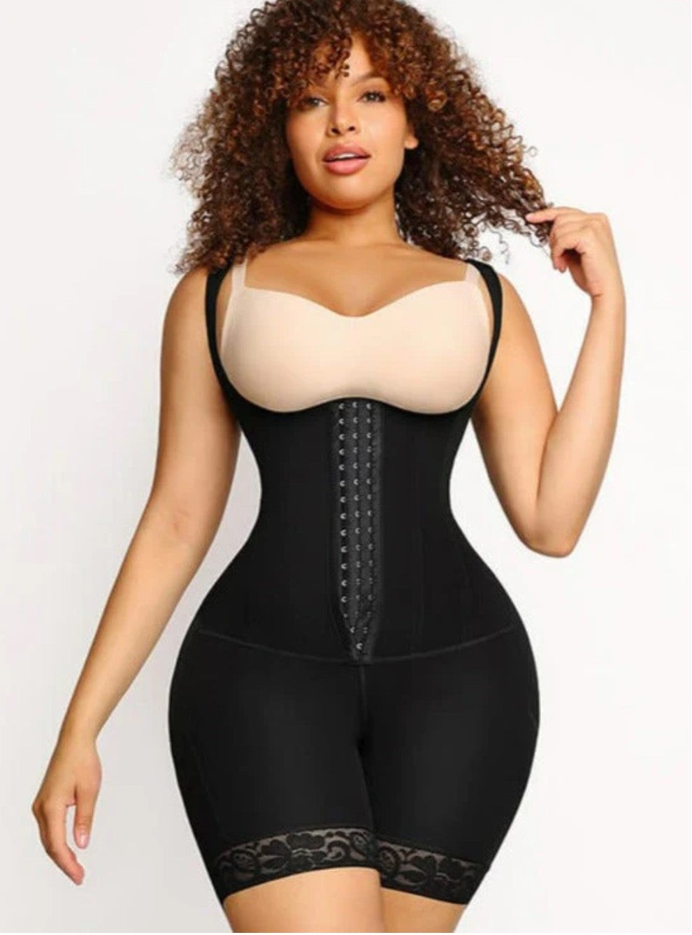 LuxxSlim® Post-op Faja Flexible Boning Full Bodysuit