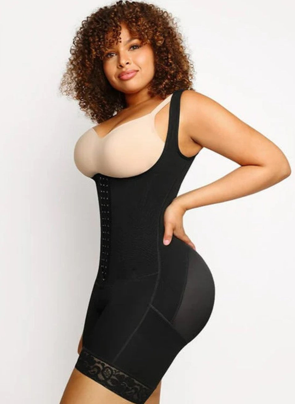 LuxxSlim® Post-op Faja Flexible Boning Full Bodysuit