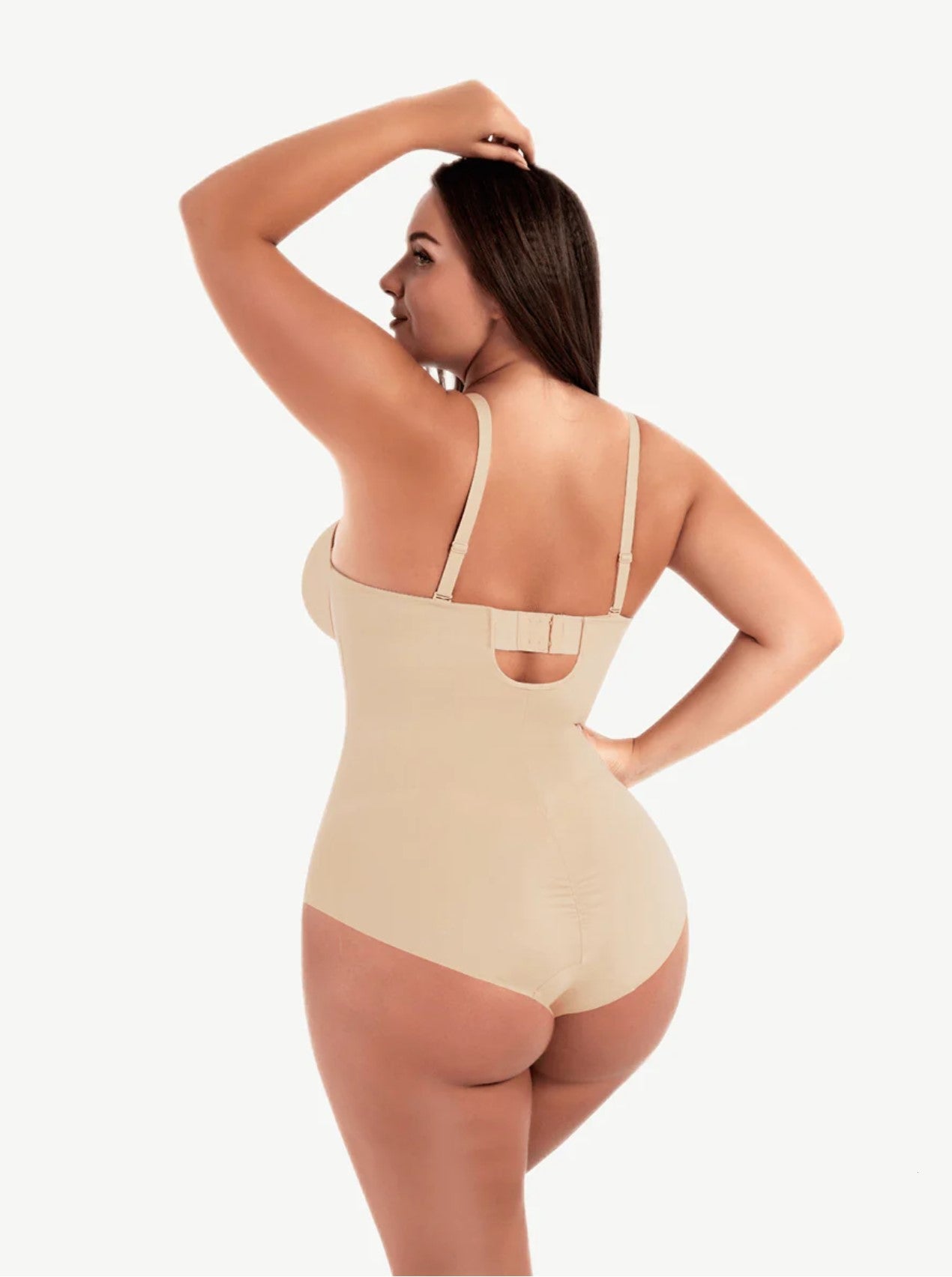 Luxxslim® Strapless Fancy Cupped Shaping Bodysuit
