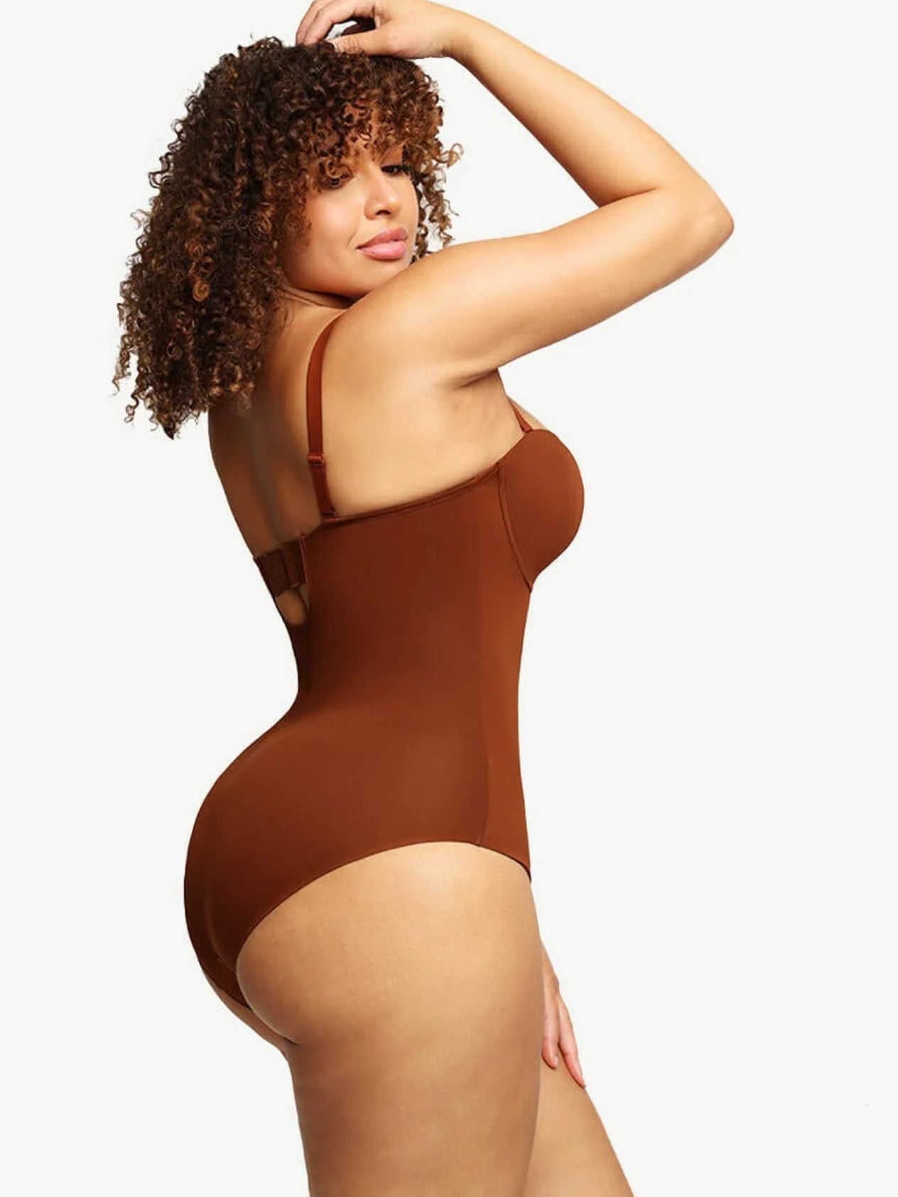 Luxxslim® Strapless Fancy Cupped Shaping Bodysuit