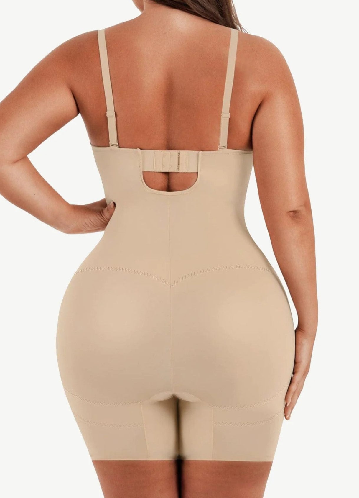 Luxxslim® Strapless Fancy Cupped Shaping Bodysuit