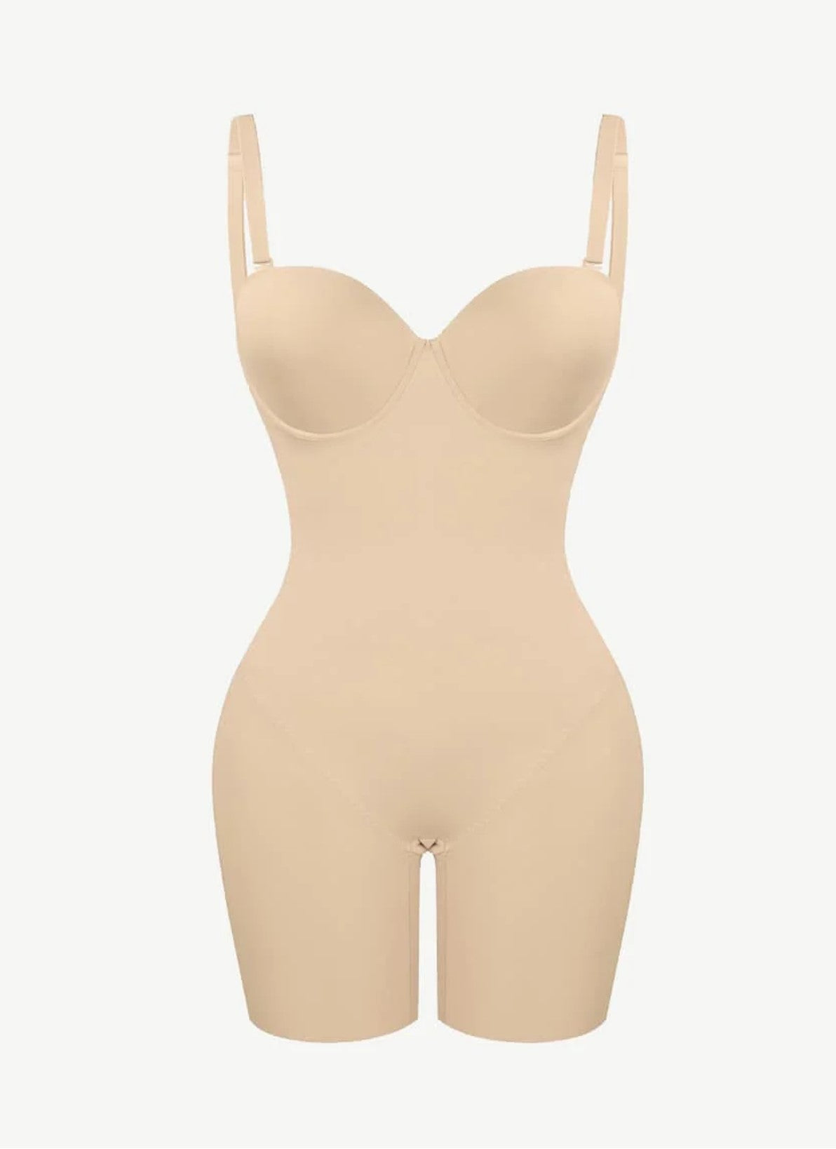 Luxxslim® Strapless Fancy Cupped Shaping Bodysuit
