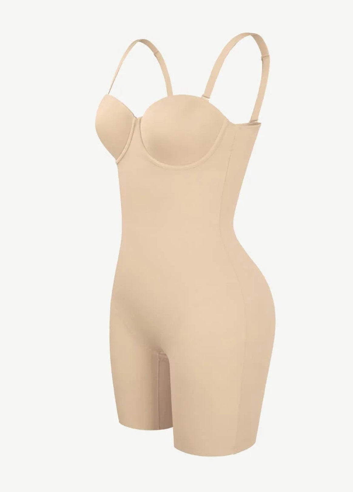 Luxxslim® Strapless Fancy Cupped Shaping Bodysuit