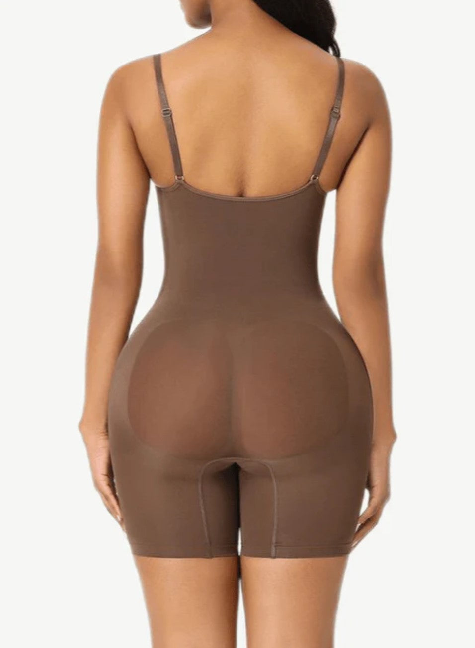 PowerSculpt™ Mid Thigh Tummy Control Seamless Shapewear Bodysuit