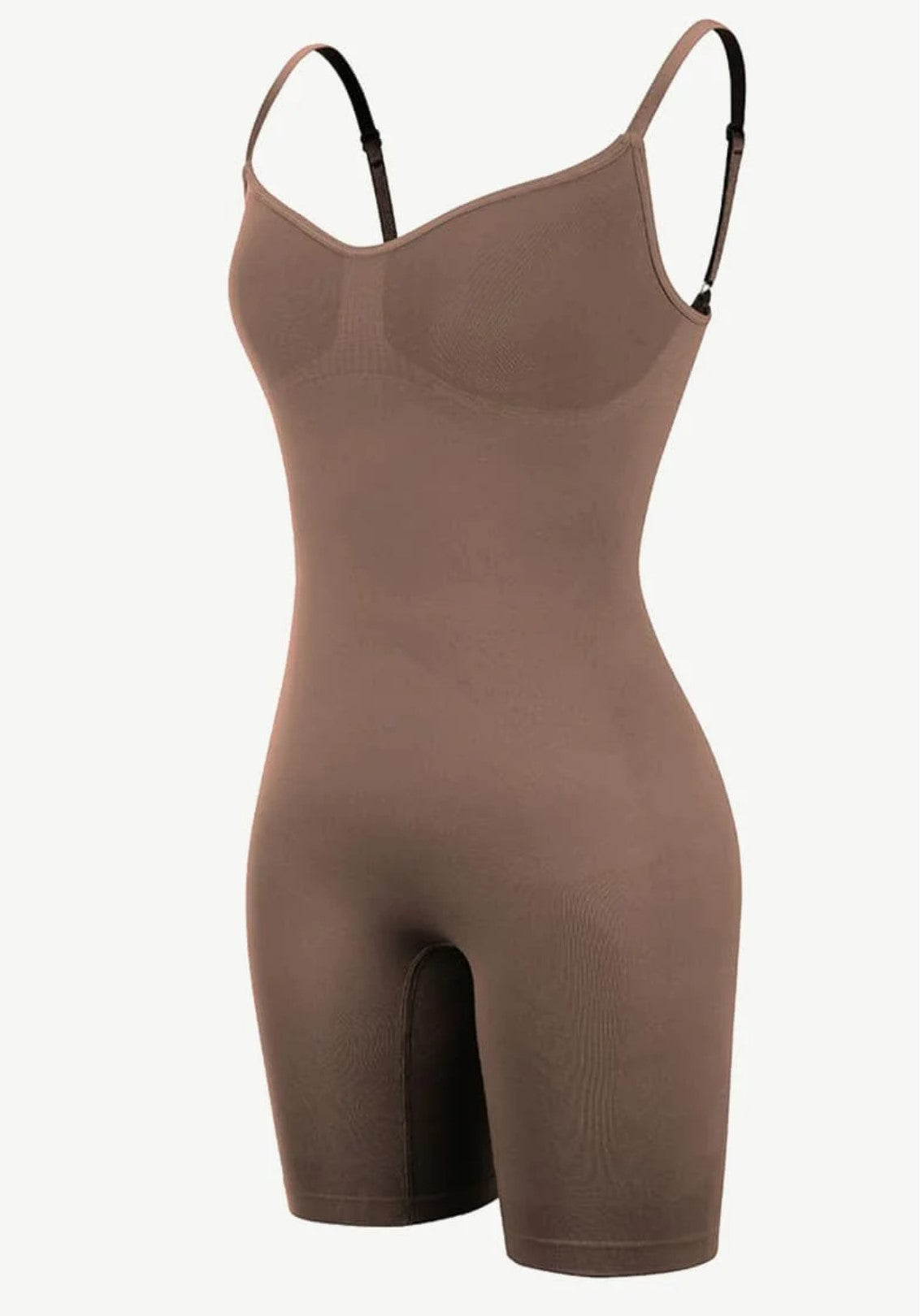PowerSculpt™ Mid Thigh Tummy Control Seamless Shapewear Bodysuit