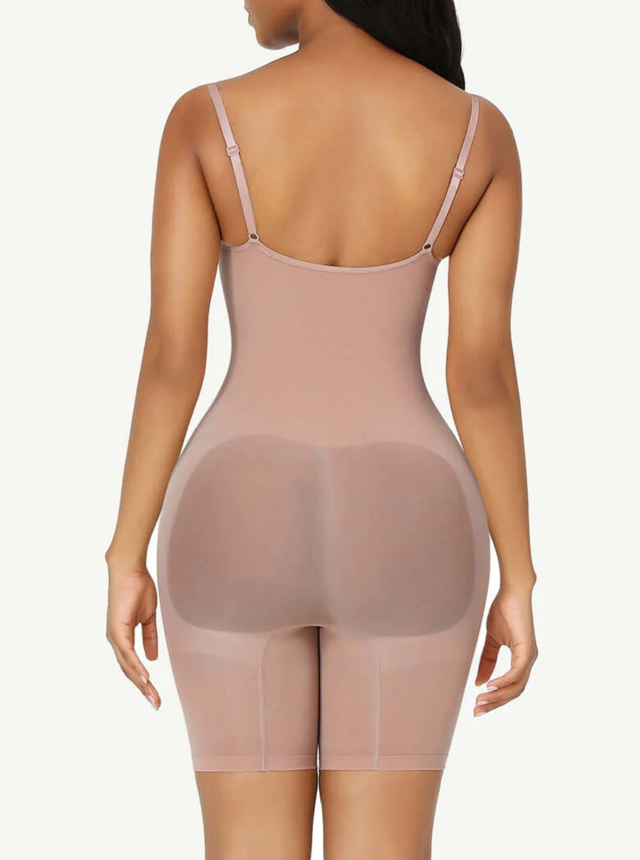 PowerSculpt™ Mid Thigh Tummy Control Seamless Shapewear Bodysuit