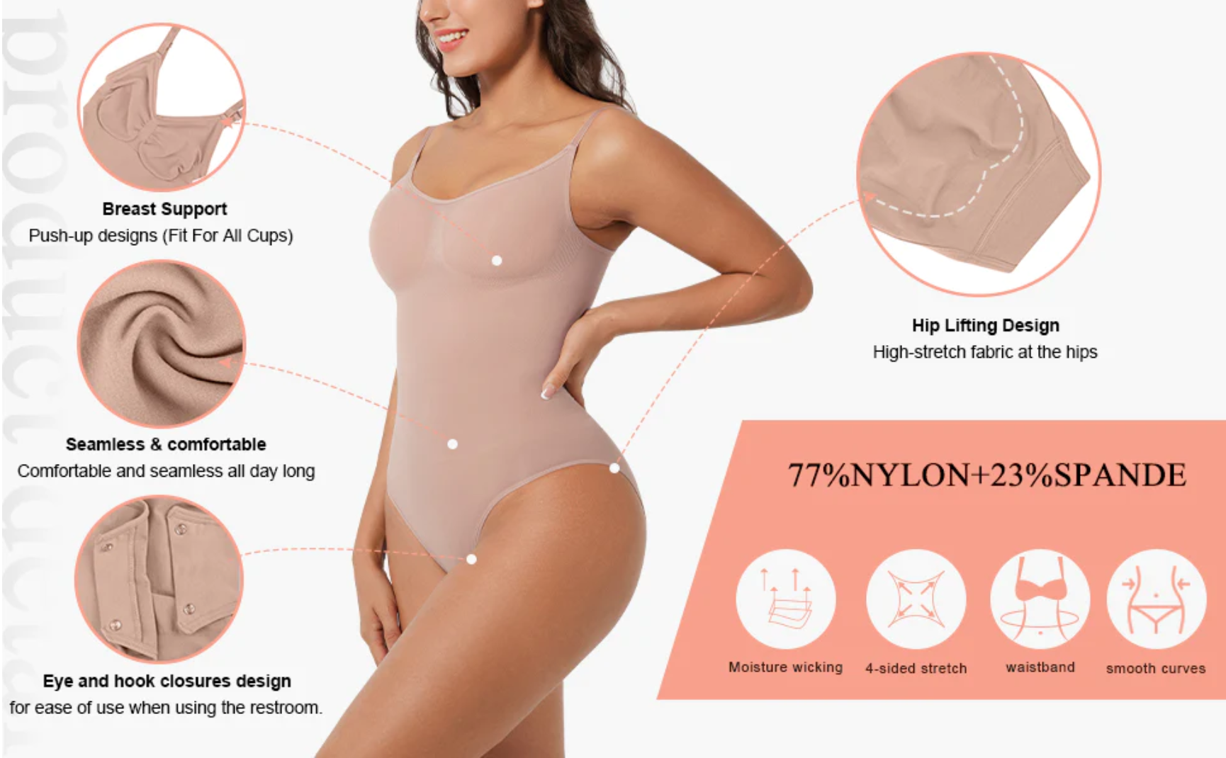 Powersculpt™ Snatched Seamless Brief Bodysuits