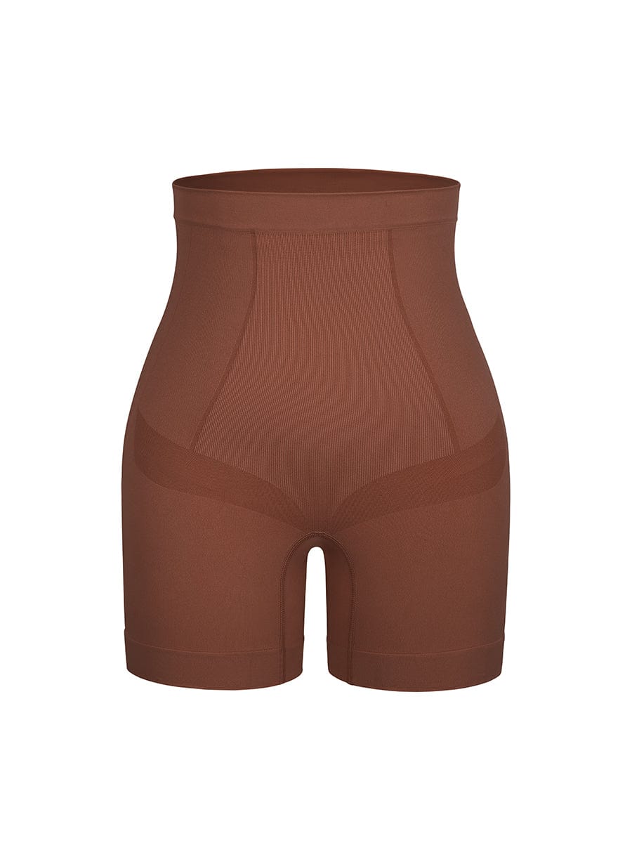 Wholesale Seamless Slimming Mid-Waist Tummy Control Boyshorts Panties