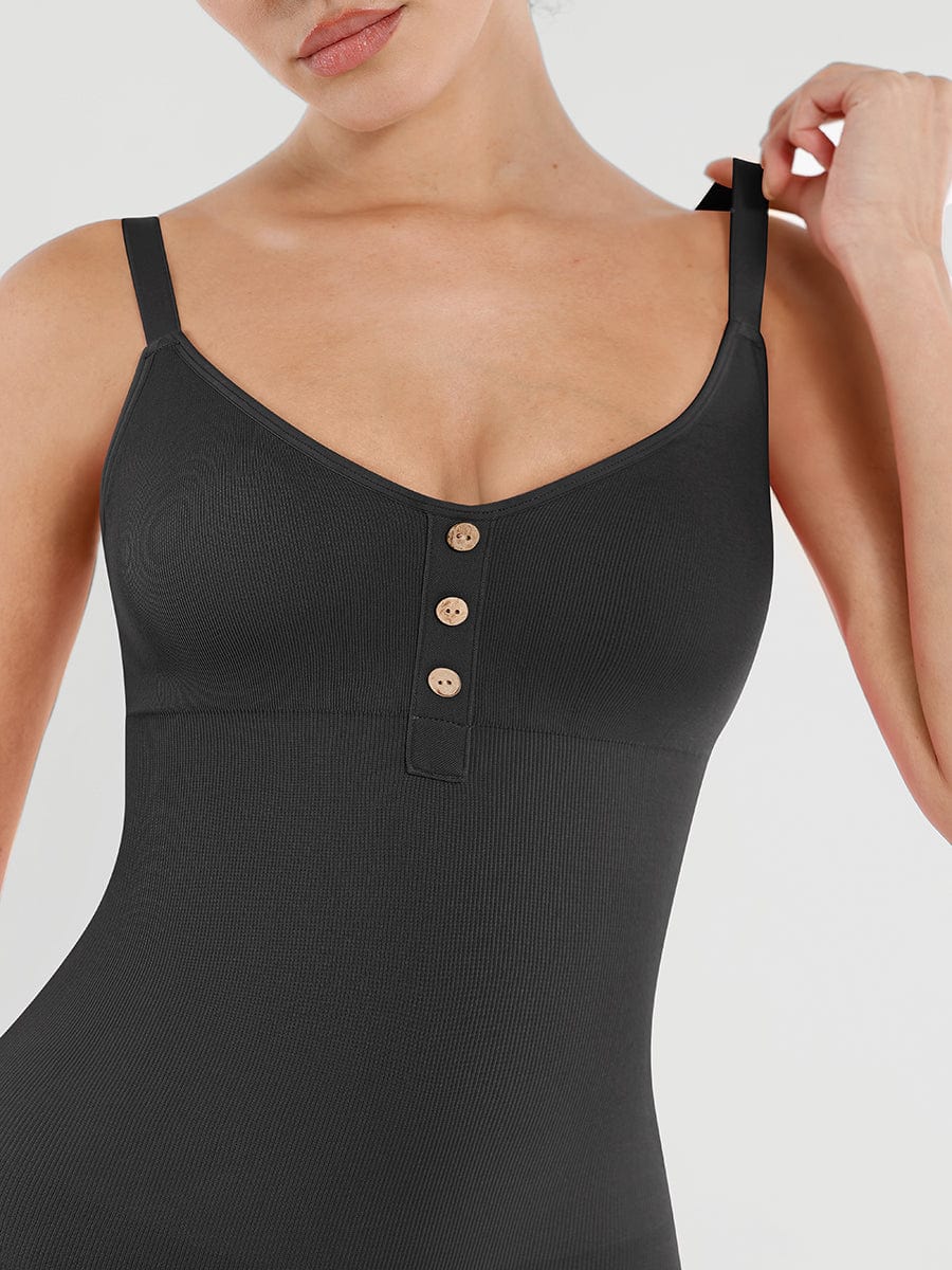 Seamless Bust Support Waist & Abdomen Shaping Butt Lifting Jumpsuit