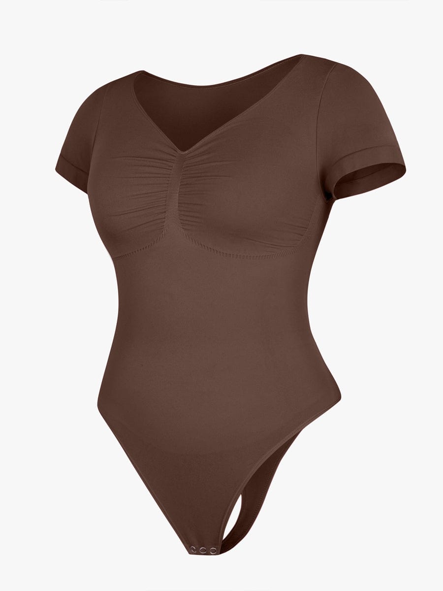Wholesale Bust Support Waist & Abdomen Shaping Thong Bodysuit