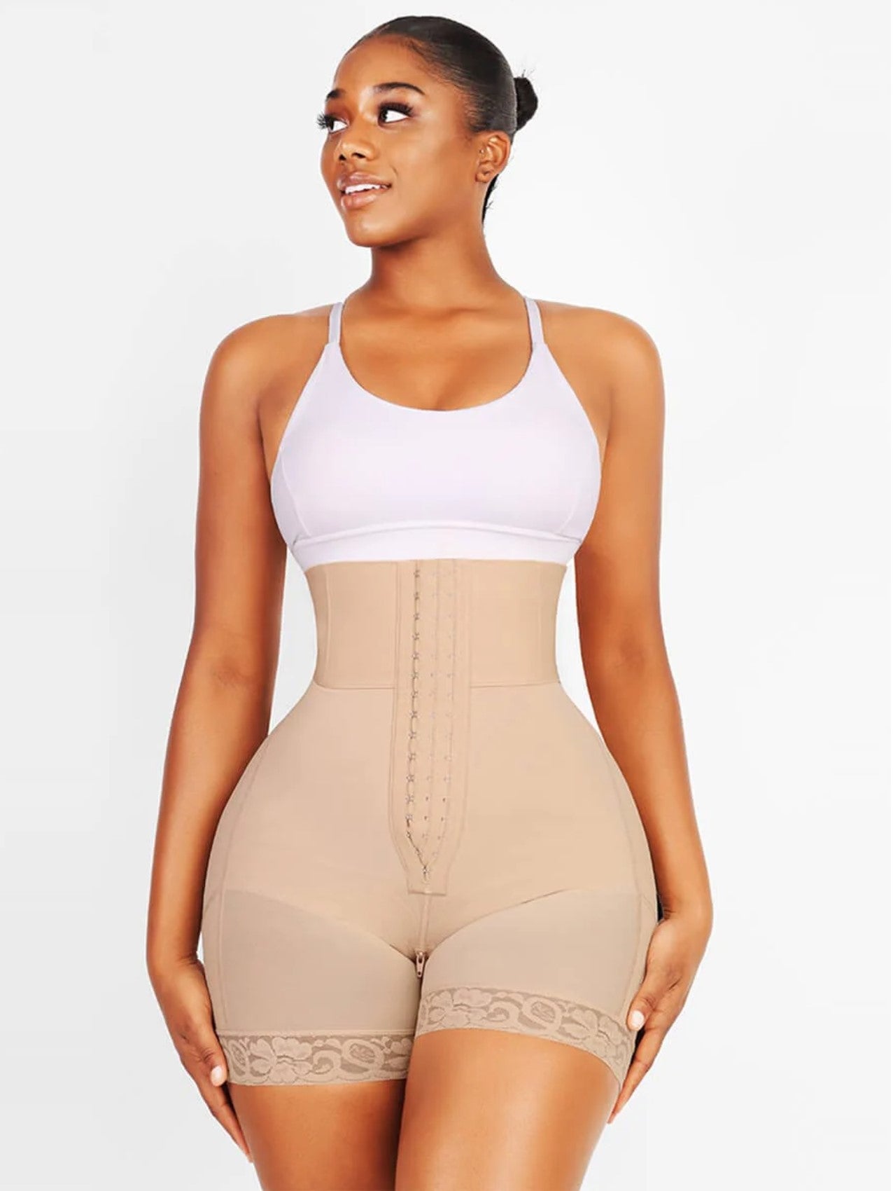 Luxxslim® Boned Sculpt High Waist Tummy Control Shaper Shorts