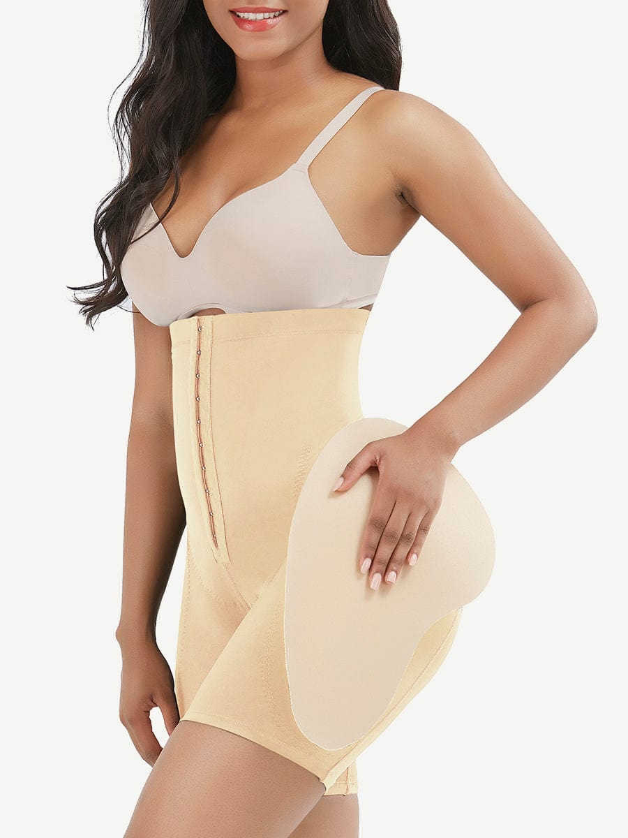Wholesale Medium Control High Waist Panty Shaper With Pads For Workout